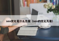 seo优化是什么方案（seo的优化方案）